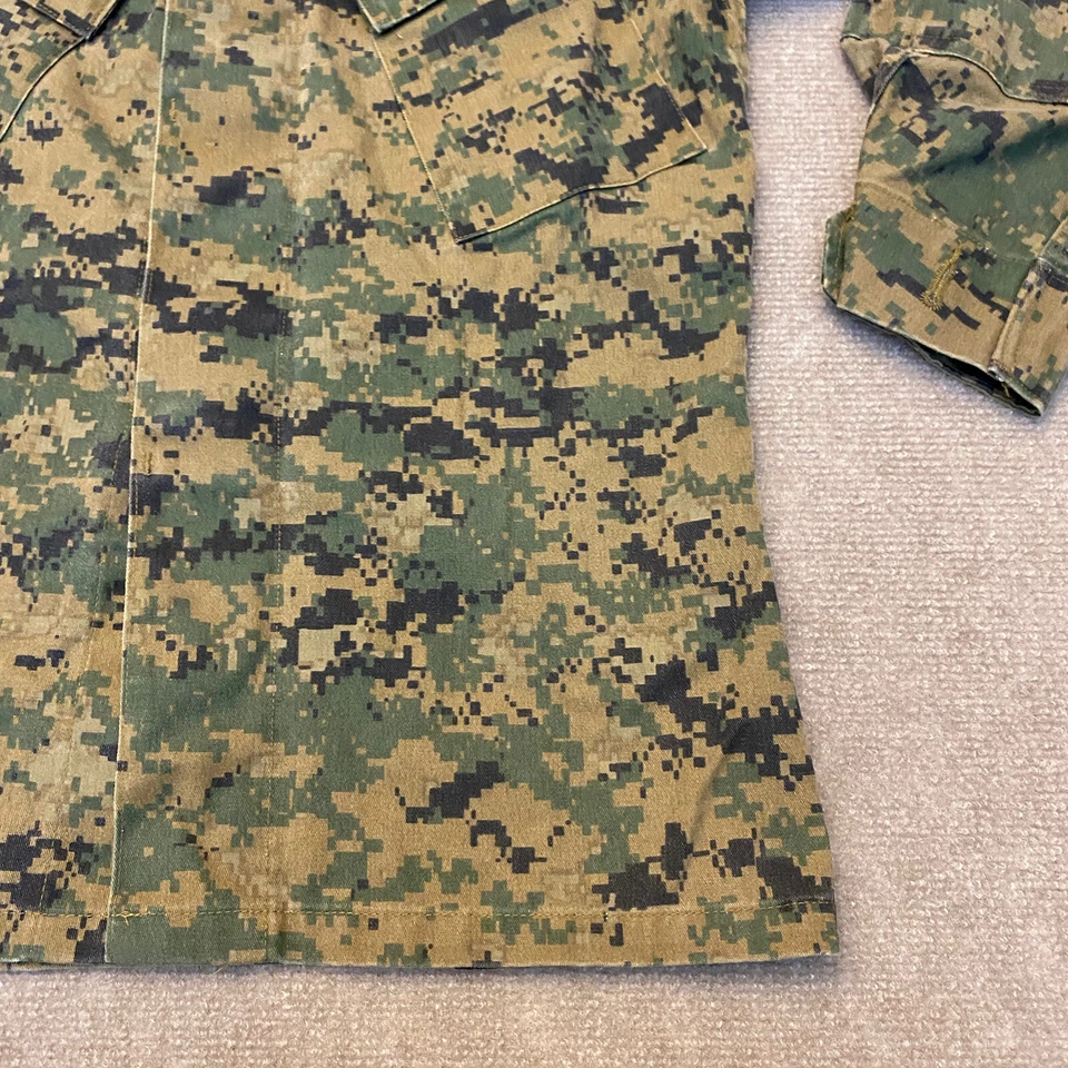 Chaqueta Tru Spec Para Hombre Pequeña Verde Camuflada Abrigo De Colección Ejército Táctico Caza Exterior Foto 3 de 4