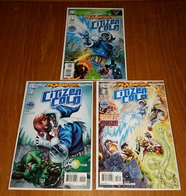 FLASHPOINT CITIZEN COLD #1-3 SCOTT KOLINS DC COMICS HIGH GRADE SET 2011 (3)