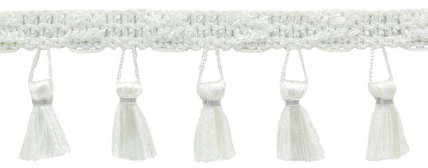 Basic Rand Kollektion,Stil # Etfc ,Farbe #A1 - Pure Weiß [Verkauft Von Dem Yard-image