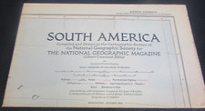 1950 - SOUTH AMERICA - NATIONAL GEOGRAPHIC  MAP
