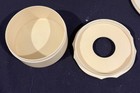 Vintage Art Deco Ivory Pyralin Celluloid Vanity 6-pc Set EMBOSSED MONOGRAM D — photo 7
