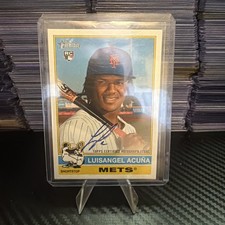 2025 Topps Heritage LUISANGEL ACUNA Real One Autograph #ROA-LA RC On-Card AUTO