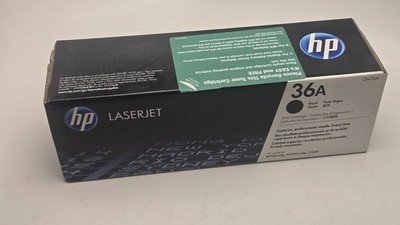HP 36A Black Toner Cartridge CB436A   Genuine HP Sealed