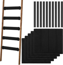 5PCS Bunk Bed Ladder Pads, Bunk Bed Ladder Cover with 10 Adjustable Straps, Comf