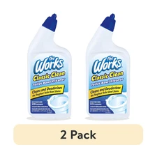 (2 pack) The Works Classic Clean Liquid Toilet Bowl Cleaner 24 floz