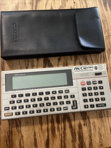 Casio PB-700 Personal Computer Vintage Calculator With Card&Case Pocket ...