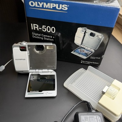 Olympus IR-500 (2004)   Retro Digitalkamera   OVP + Dock   Sammlerstück