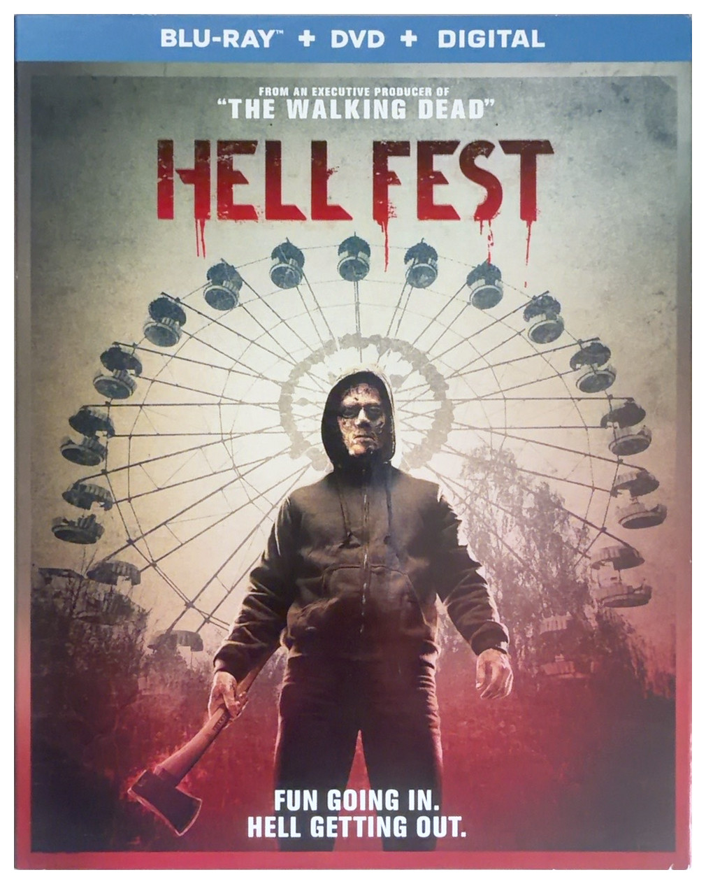 Hell Fest (FACTORY SEALED) Blu-ray Amy Forsyth Tony Todd Horror + Slipcover