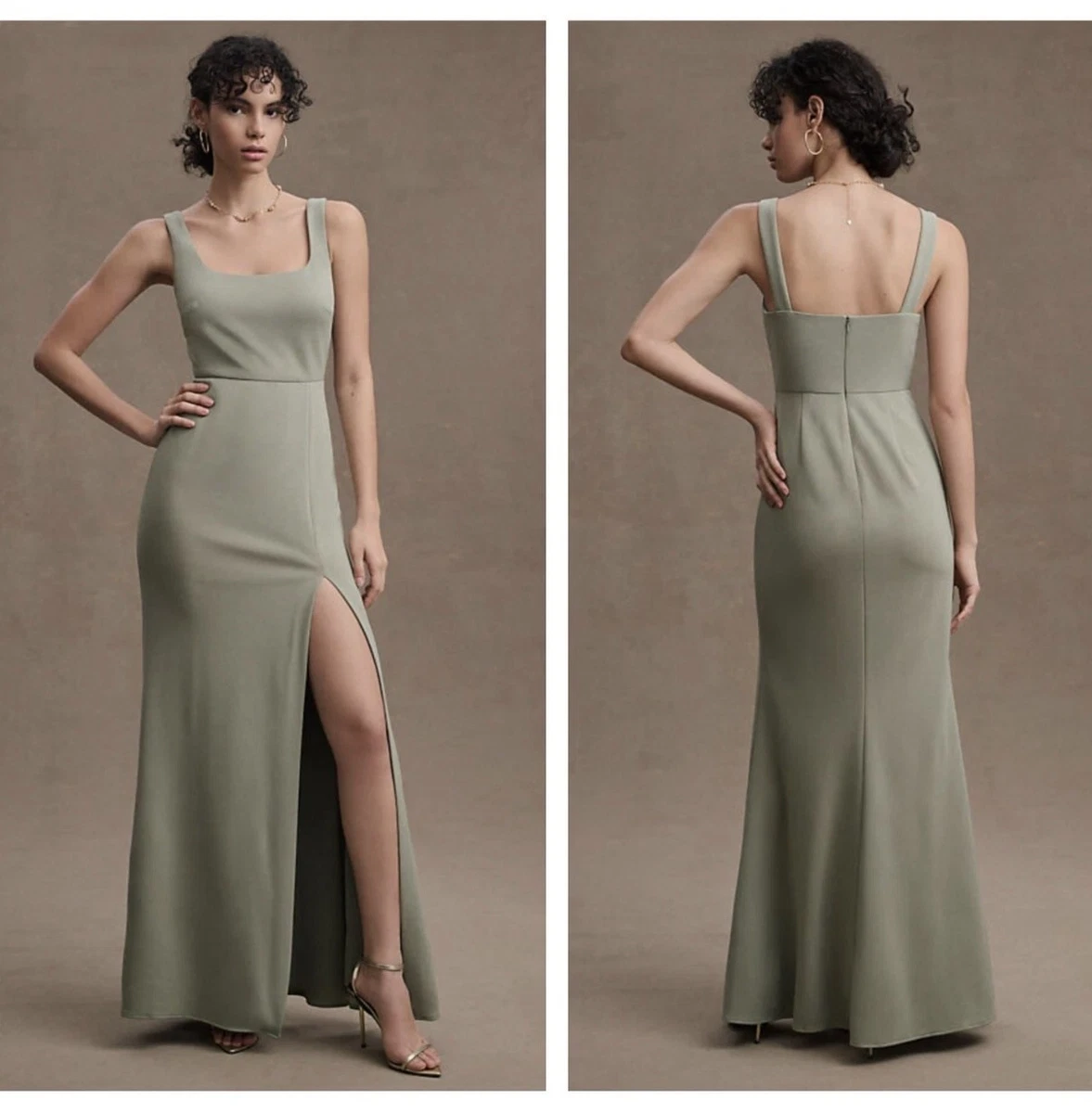 money green wedding dresses ED4163-2 – A & M Enterprises Bridal