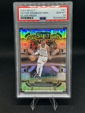 2023-24 Panini Select - Concourse Victor Wembanyama #87 Silver Prizm (RC) PSA 10