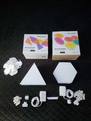 Nanoleaf Shapes Set 23tlg: 15 Triangles 8 Hexagons OVP LED Top Zustand!