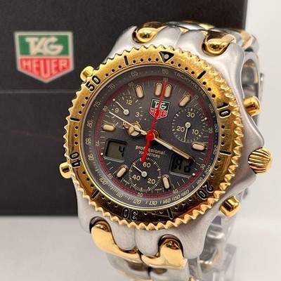 TAG Heuer S/el Senna Chronograph Ana-Digi CG1122-0 Two Tone Uhr: JPN