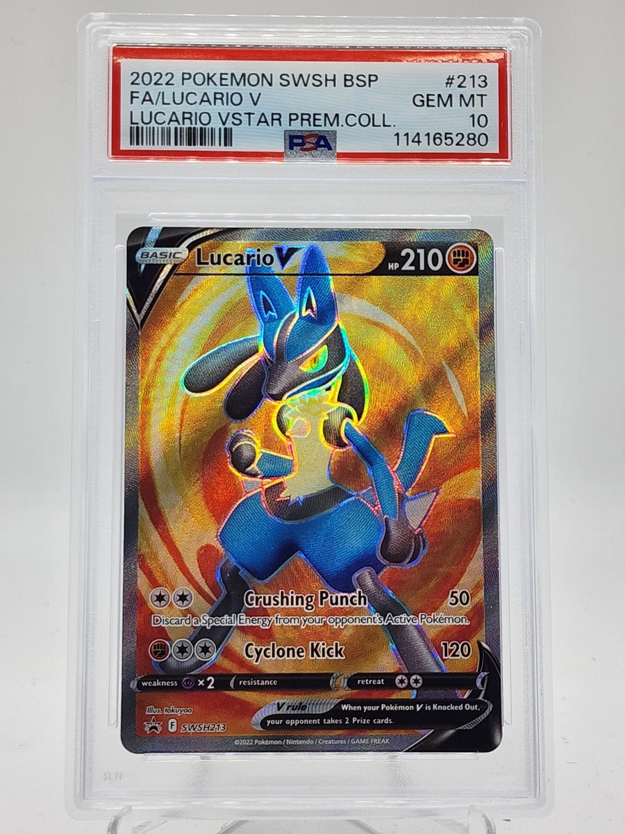 Lucario V Pokémon TCG Cards for sale | eBay