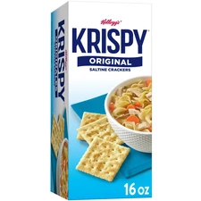 Kellogg's Krispy Original Saltine Crackers, Soup Crackers, 16 oz.