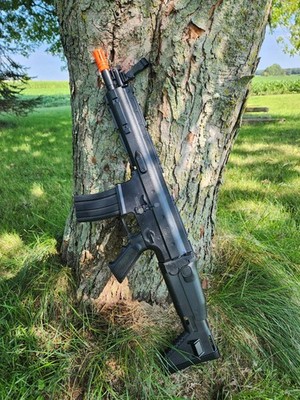 (Read) Cybergun FN Arsenal SCAR-L 6mm Battery Powered Airsoft Gun, AEG, Untested