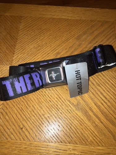 Ford Mustang Seatbelt Belt Adjustable Strap Unisex Adult Buckle Down One Size