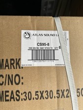 Lot Of 6 Atlas Sound Recessed Round Enclosure 8" CS95-8 New Sealed Box
