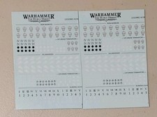 Horus Heresy Iron Warriors / Salamanders Infantry 2x Transfer Sheet