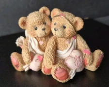 Enesco Cherished Teddies My Love Cherub Hamilton Teddy Bear Angel Cupid Figurine