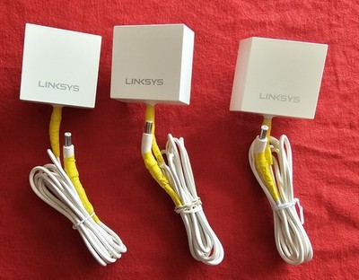 3x Genuine Linksys Velop Power Adapter MU24A6120200-A1 12V 2A OEM WHW0302