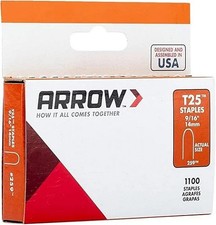 259 Arrow T25 9/16" staples - 1PK