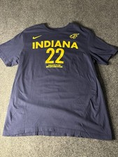 Nike Caitlin Clark Indiana Fever #22 Explorer Edition T Shirt Navy Blue Mens L