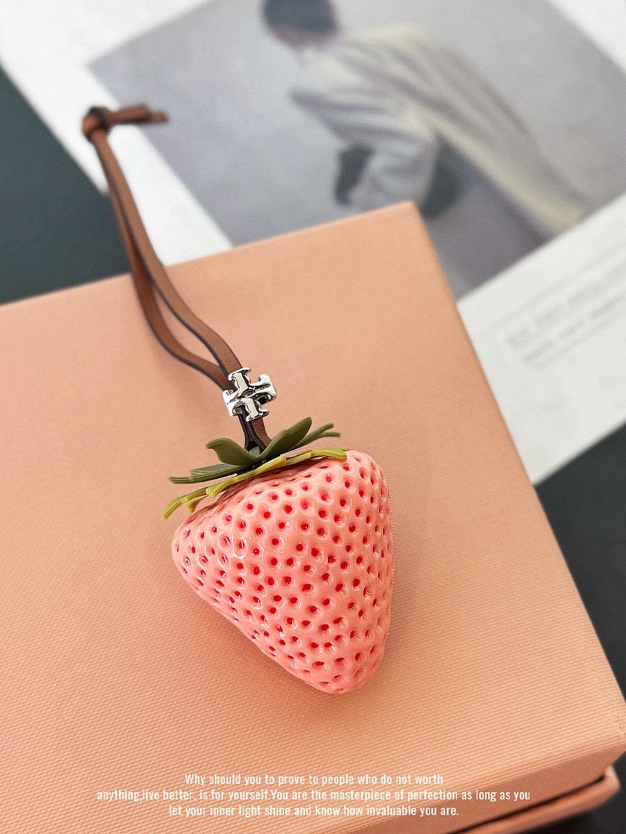 Tory Burch Strawberry Bag Charm Set of 2 | eBay