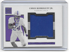 2023 Chronicles Encased Draft Picks Chris Rodriguez Jr. Jersey Relic RC