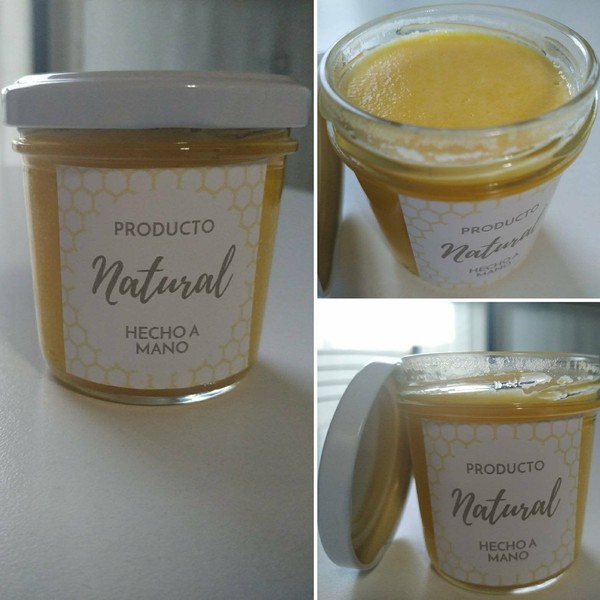 CREMA ARTESANAL FACIAL HIDRATANTE DE ROSA MOSQUETA.0 PLÁSTICO TARRO DE VIDRIO.