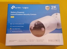 TP-Link TC82 Tapo Wireless Indoor/Outdoor 2K Security Camera NEW Sealed