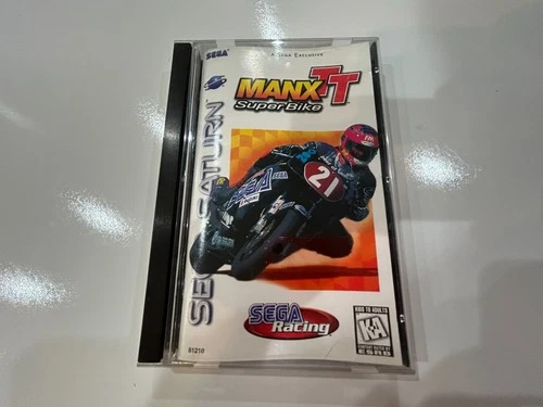 Manx TT Super Bike (Sega Saturn, 1996) CIB Complete in Box Tested NR MINT