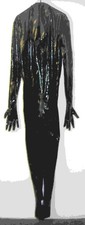 Catsuit Lack schwarz 3XL