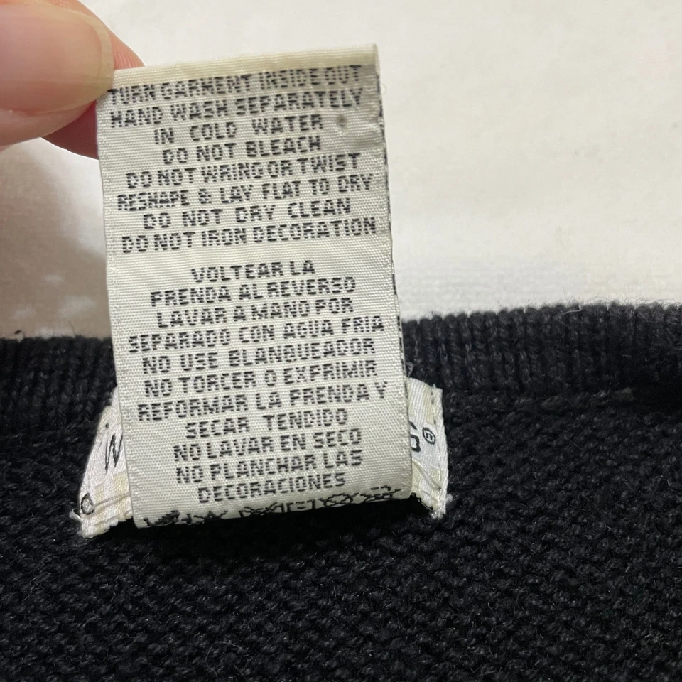 Chaleco Suéter Feo Navidad Ciervo Blanco Años 90 De Colección Talla M Adornos Elfos de Vacaciones Foto 4 de 4