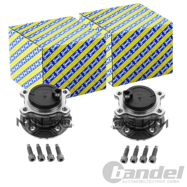 2X SNR RADLAGER-SATZ Hinten Passend FÜR Volvo XC60 Links+Rechts-image