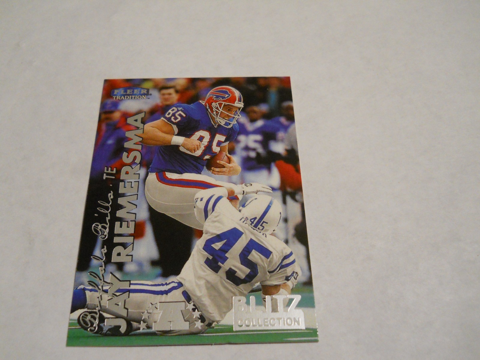 JAY RIEMERSMA BILTZ COLLECTION PARALLEL BUFFALO BILLS 1999 FLEER TRADITION