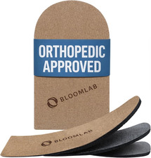 Adjustable Orthopedic Heel Lift Inserts - 3-Layer Rubber Shoe Insert for Heel Pa
