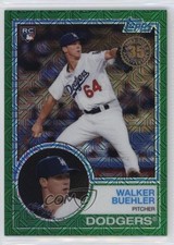 2018 Topps Silver Pack 1983 Design Chrome Green 81/99 Walker Buehler #33 fc1