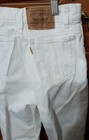 Levi's white denim jeans.  Girl size   10.  Small  stain. VGUC — photo 8