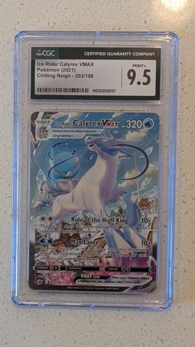 Ice Rider Calyrex VMAX graded CGC 9.5 for sale on eBay