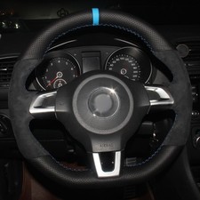 Steering Wheel Cover For Volkswagen Golf 6 Gti Mk6 Gti Scirocco R Passat Cc R-li Steering Wheel Cover For Volkswagen Golf 6 Gti Mk6 Gti Scirocco R Passat Cc R-li