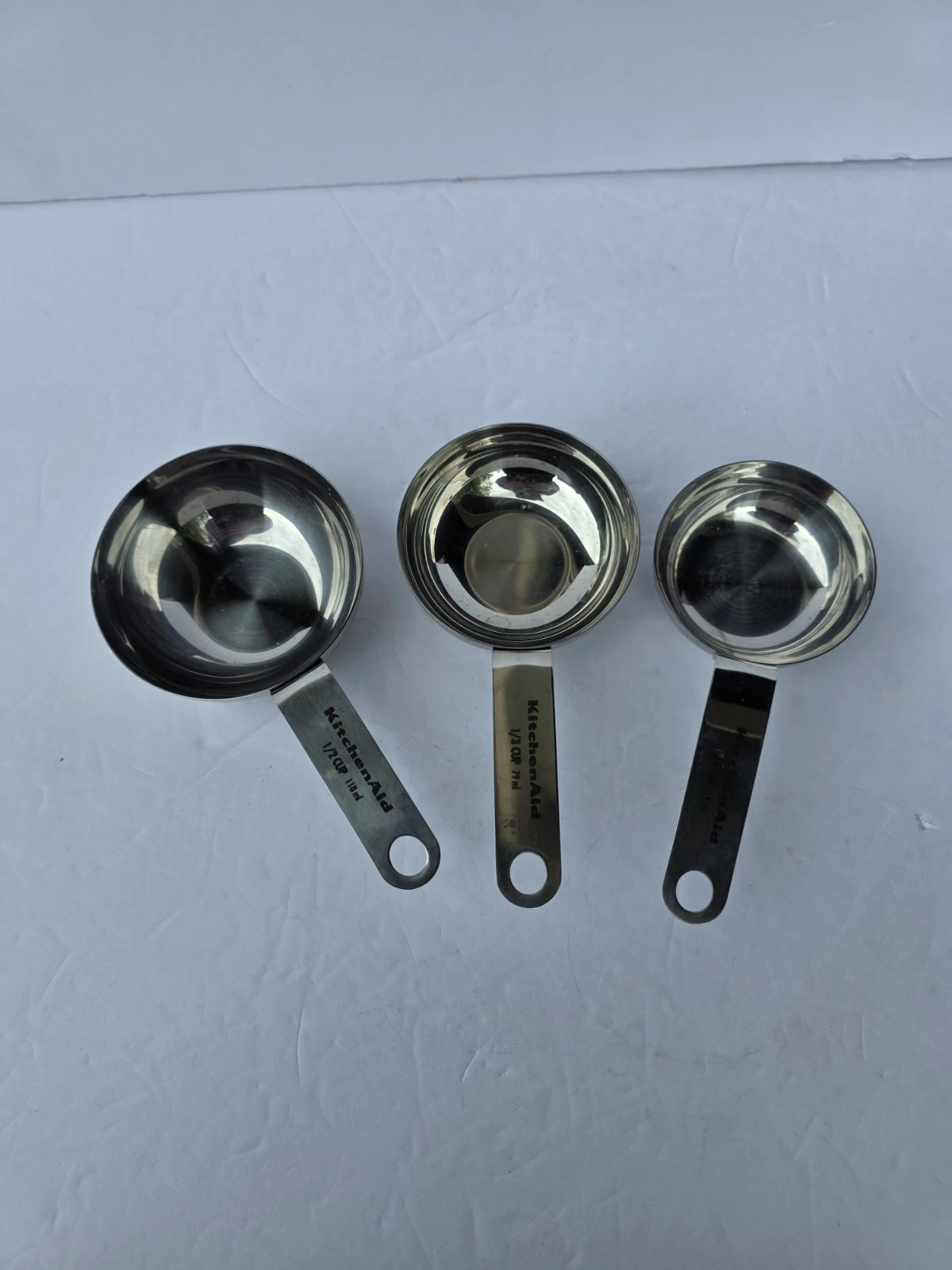 KitchenAid Professional measuring cups Stainless Steel set 3 metal Kitchen aid
Opens in a new window