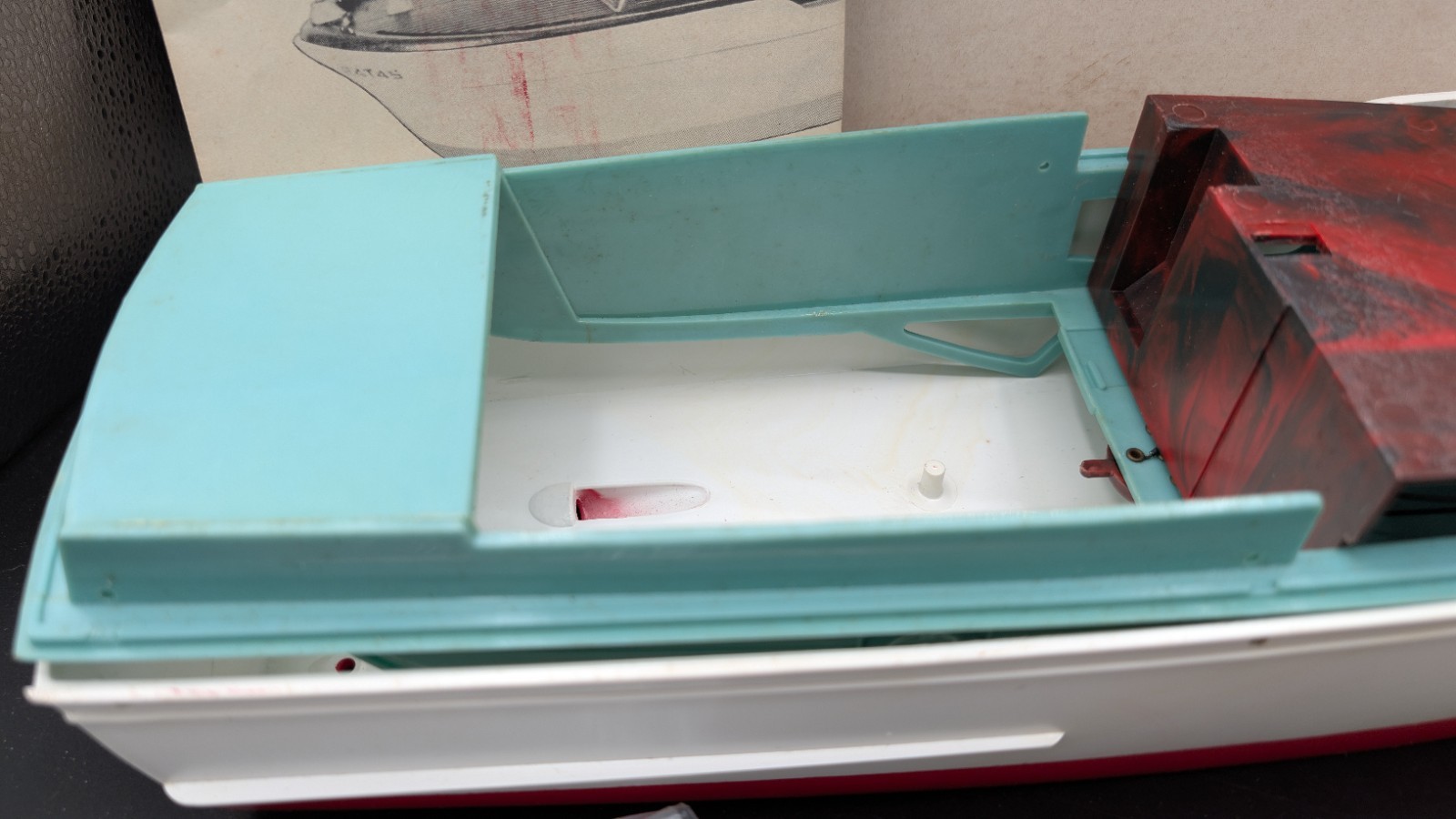 RARE Marx Chris Craft LUXURY EXPRESS CRUISER MODEL KIT In Box!