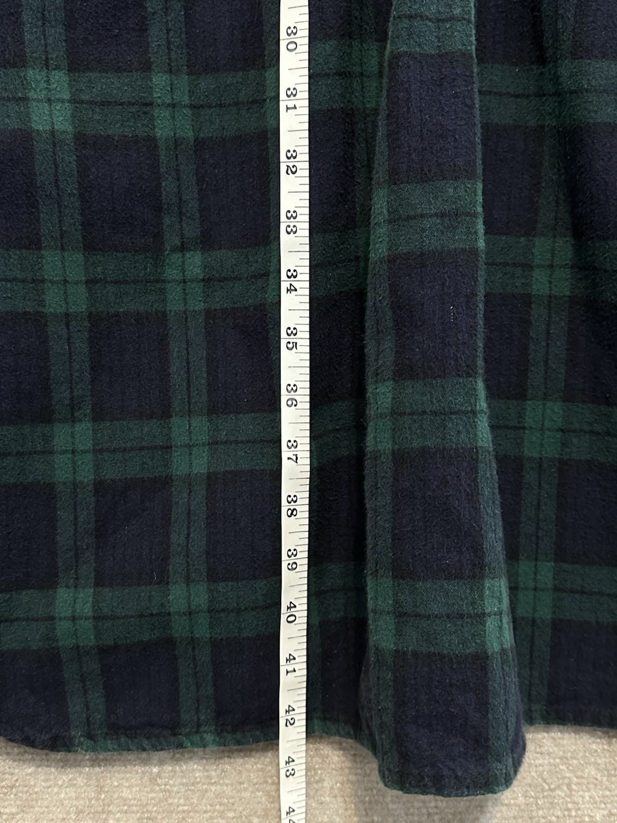 The Vermont Country Store Flannel Gown Women's Large 100percent Cotton Midi Classic image 5