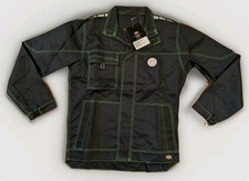 Dickies Lakemont Work Jacket Mens Small NWT Black Lime Deadstock Full Zip Rare