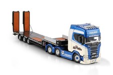 Scania S highline 6x4 lowloader with ramps " Haugo " WSI truck models 1:50