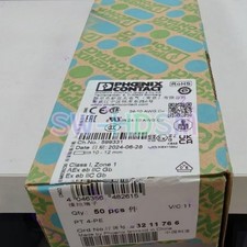 50PCS NEW for Phoenix Contact PT 4-PE 3211766 Direct Plug-in Grounding Terminal