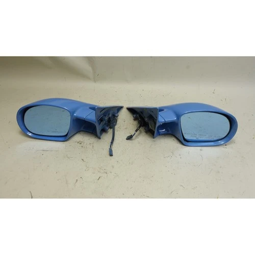 95-99 BMW E36 M3 Outside M Side Mirror Pair Painted Light Blue Left Right OEM