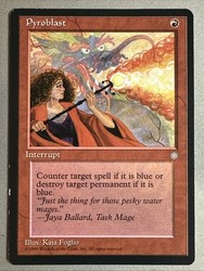 Pyroblast 213/383 Ice Age Common Red Interrupt