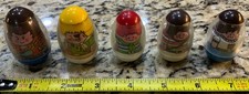 Hasbro Weebles Pirate Men Boys Naughty Boy Lot of 5 Vintage 1970 s Toys