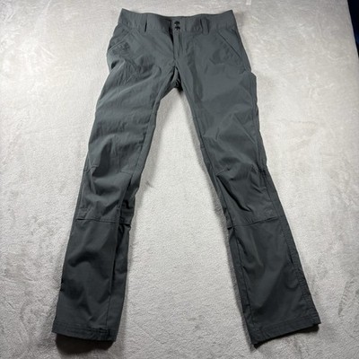 Columbia Omni-Shield Repellency Athletic Hiking Pants Women Size 4 Gray #8F